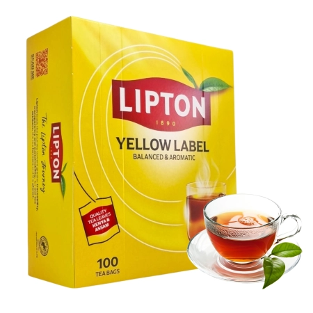 Herbata czarna Lipton YELLOW LABEL 100 torebek